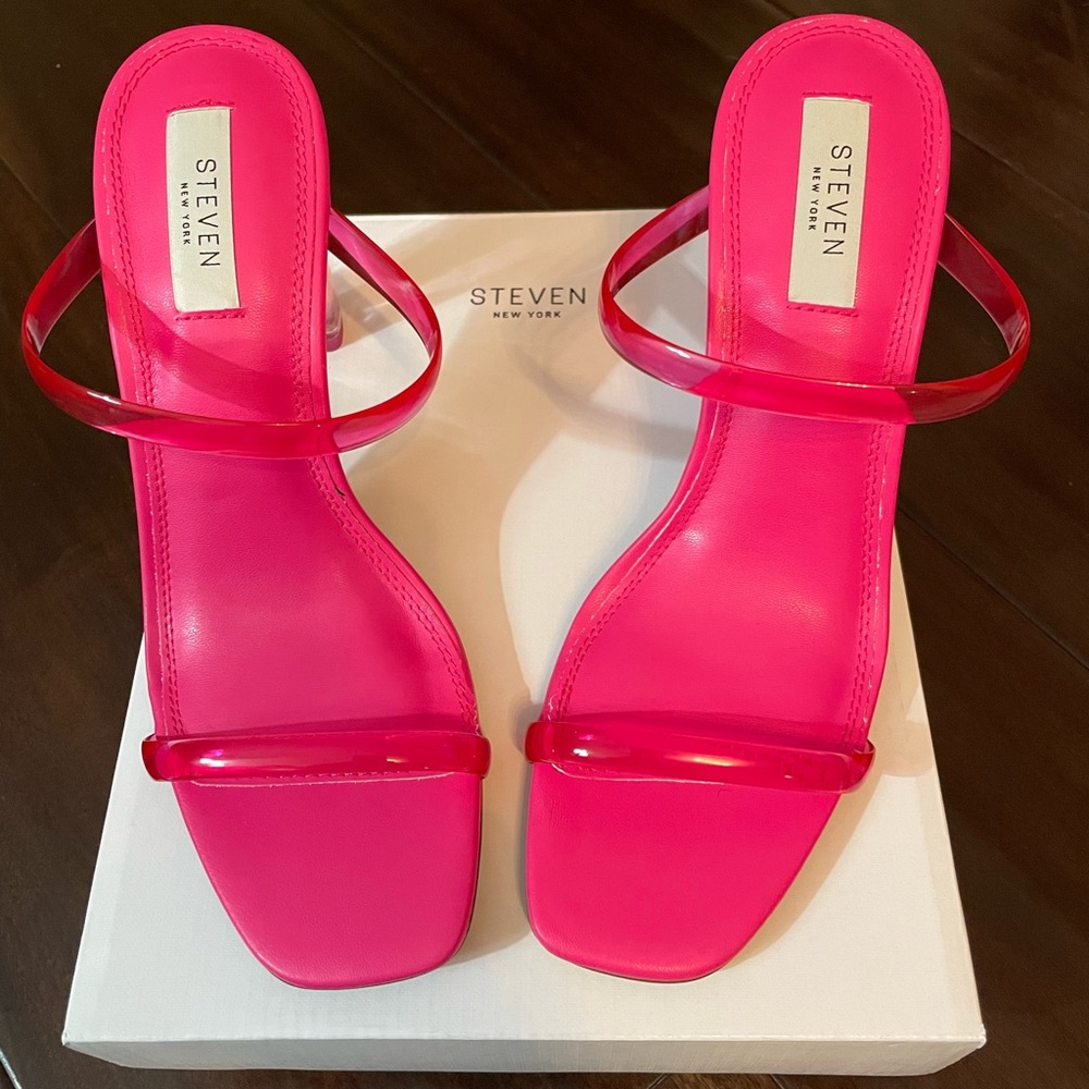 Fuchsia Heeled Sandal